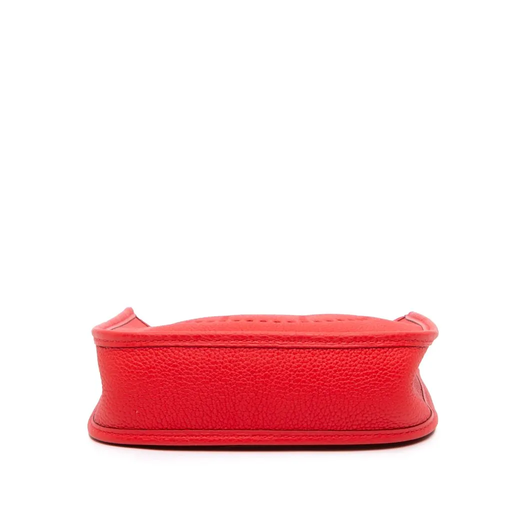 Hermès Clemence Evelyne I 16 Amazone Red Leather Very good - Inside View