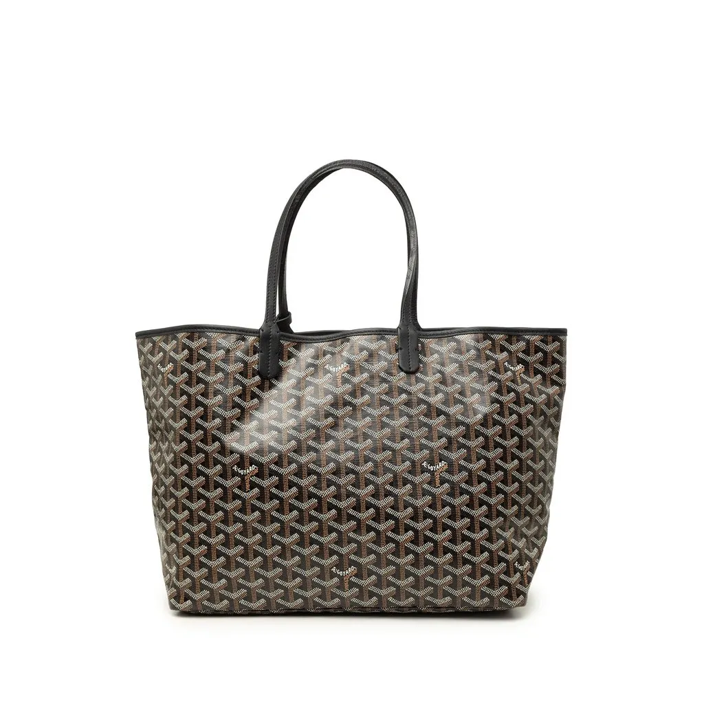 Goyard Goyardine Saint Louis PM Black Very good - Front View