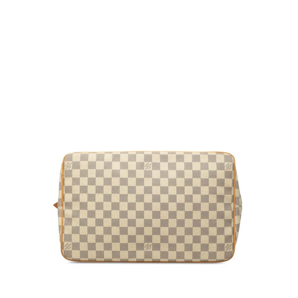 Louis Vuitton Damier Azur Saleya GM White Canvas Very good - Inside View