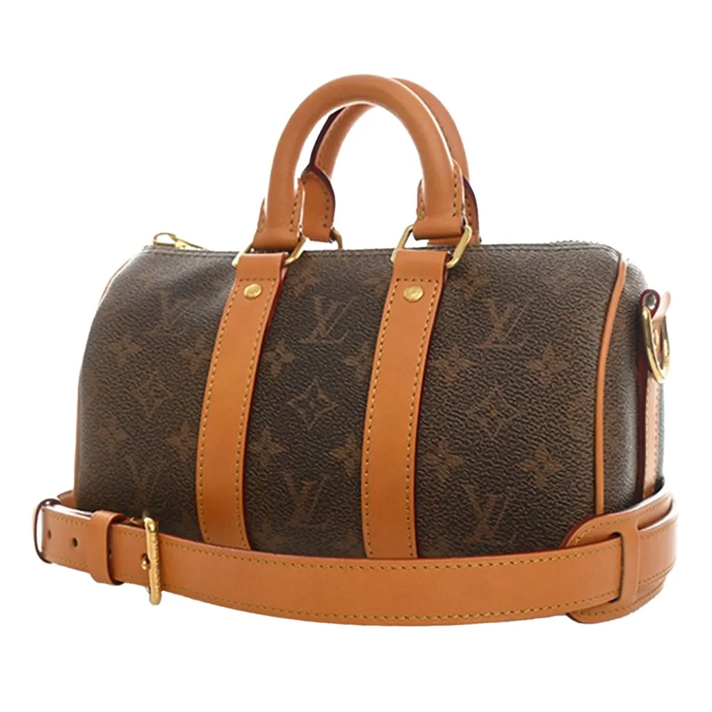 Louis Vuitton Monogram Dust Keepall Bandouliere 25 Brown Very good - Inside View