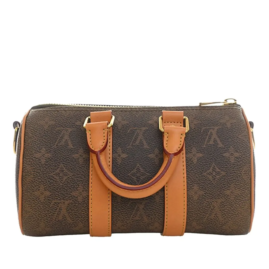 Louis Vuitton Monogram Dust Keepall Bandouliere 25 Brown Very good - Model View