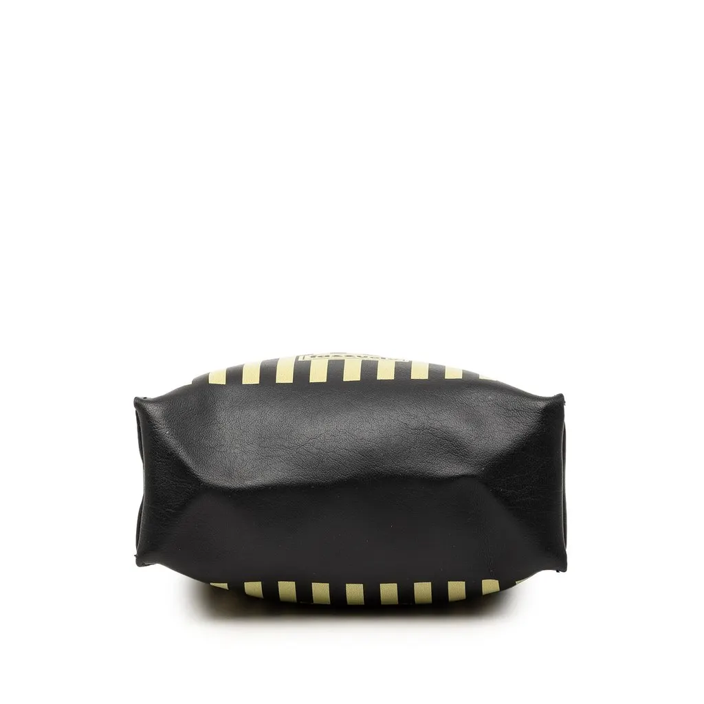 Fendi Mini Leather Fazzuolo Handbag Black Leather Very good - Inside View