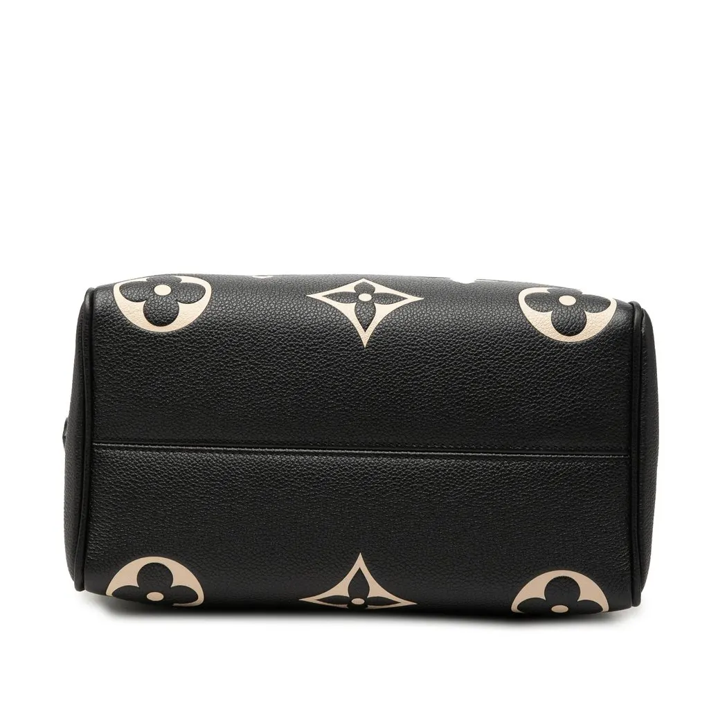 Louis Vuitton Bicolor Monogram Empreinte Giant Speedy Bandouliere 25 Black Leather Very good - Inside View