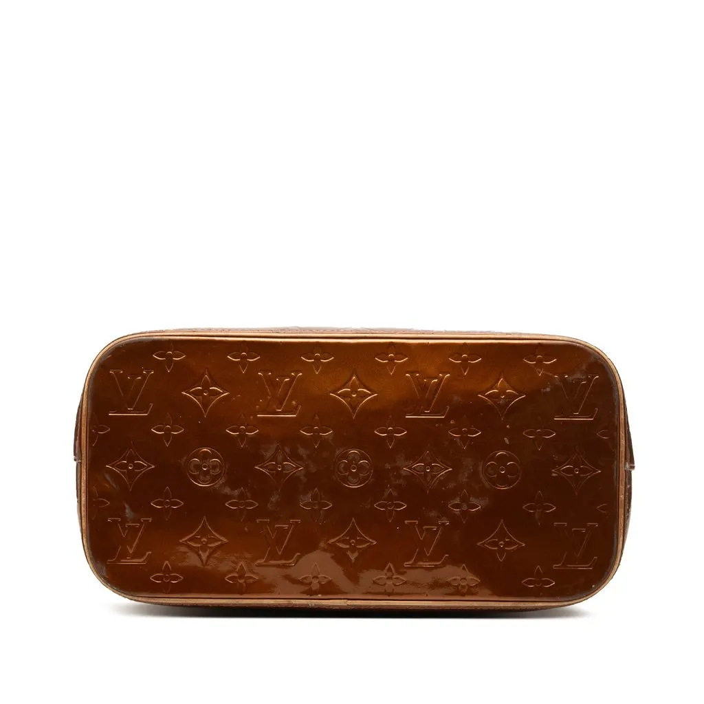 Louis Vuitton Monogram Vernis Houston Brown Leather Good - Inside View
