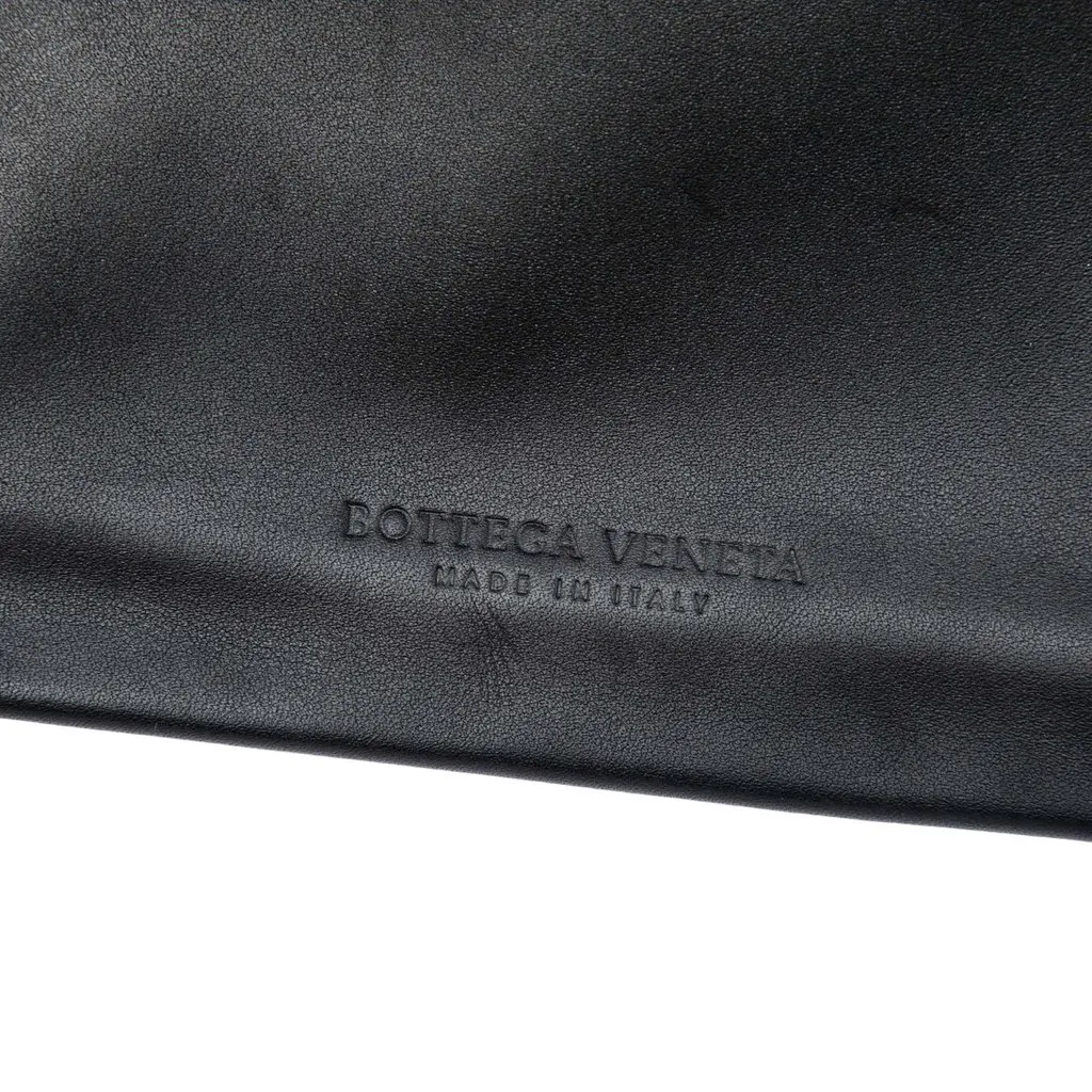 Bottega Veneta Nappa Intrecciato Triple Zip Crossbody Black Leather Very good - Box View
