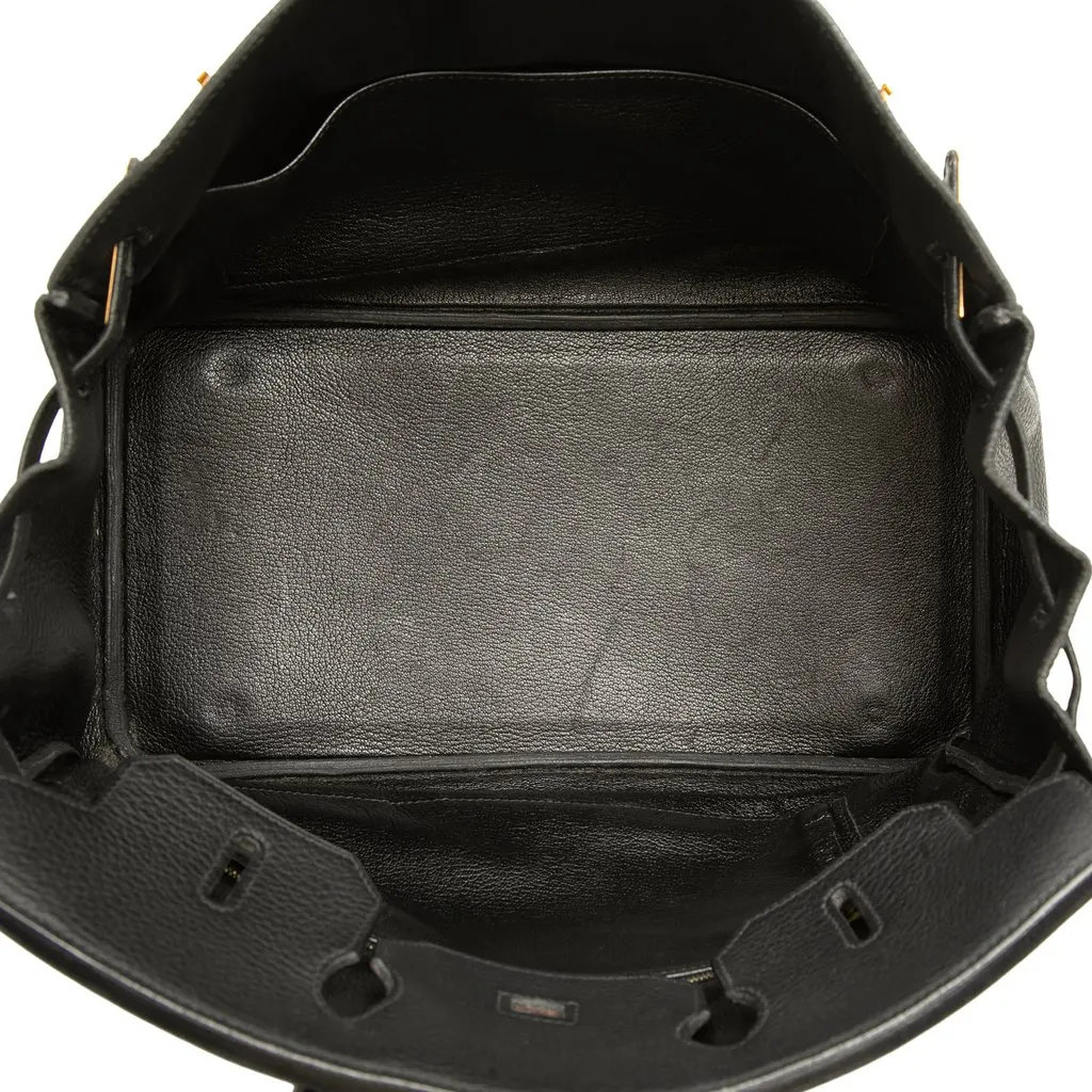 Hermès Togo Birkin Retourne 35 Black Leather Good - Model View