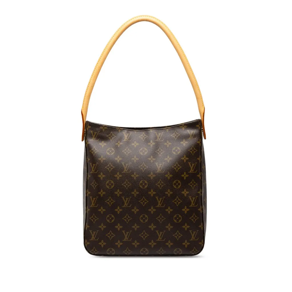 Louis Vuitton Monogram Looping MM Brown Canvas Very good - Front View
