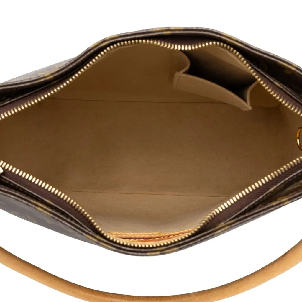Louis Vuitton Monogram Looping MM Brown Canvas Very good - Model View