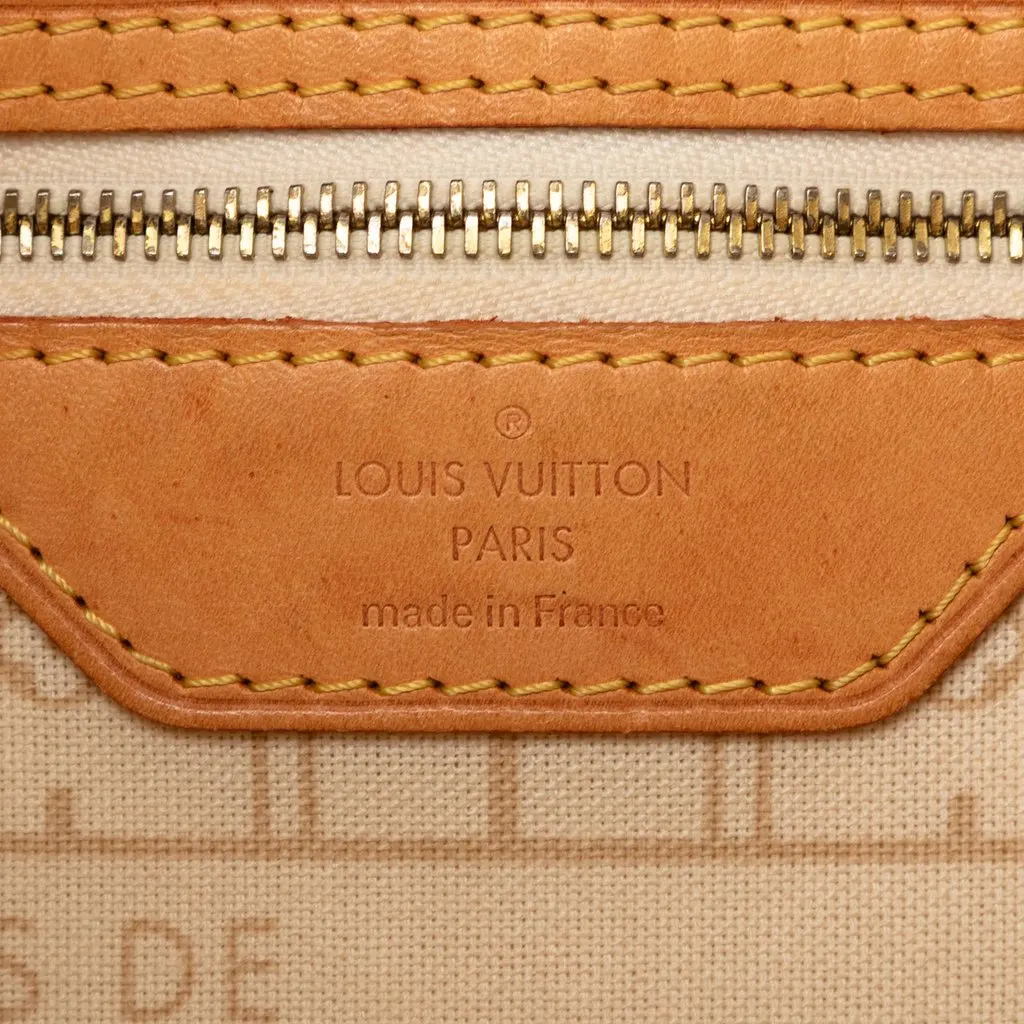 Louis Vuitton Damier Azur Neverfull PM White Very good - Box View