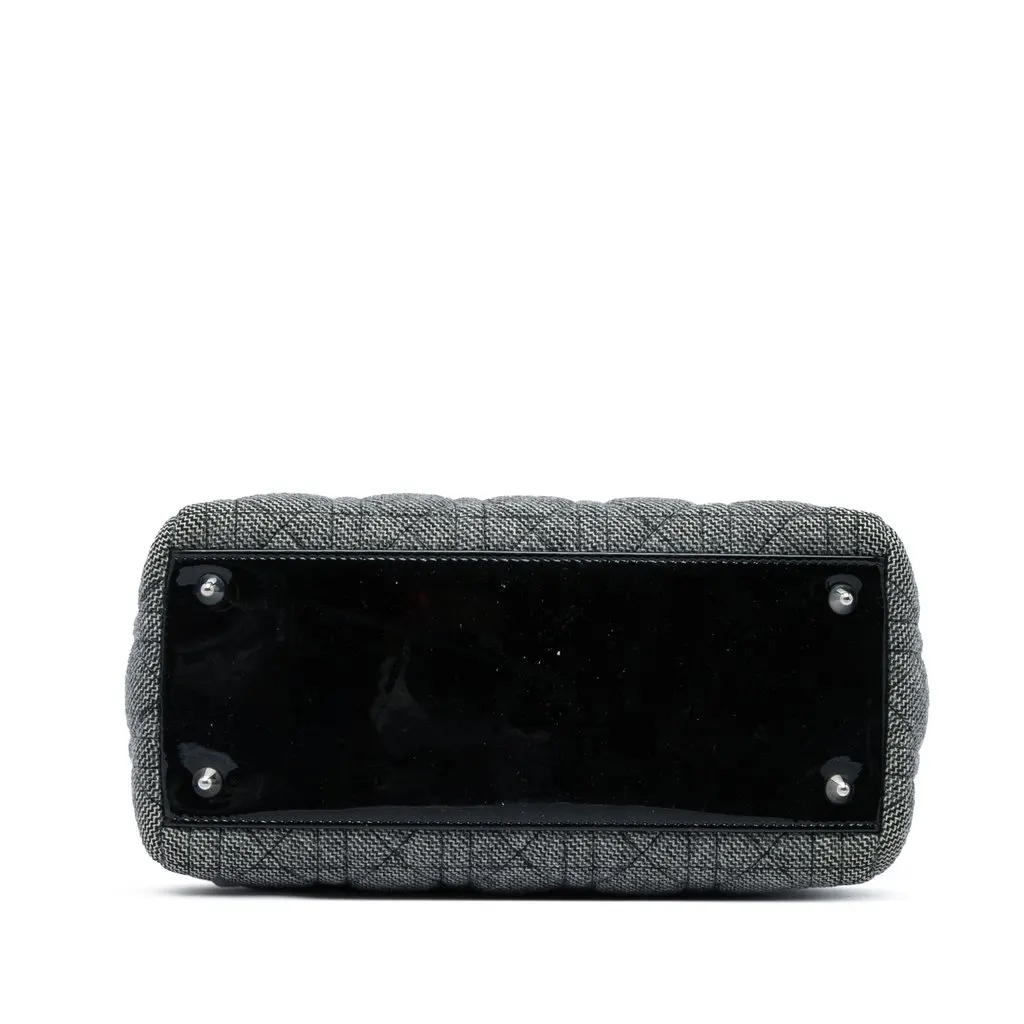 Dior Medium Tweed Cannage Lady Dior MultiColor Very good - Inside View