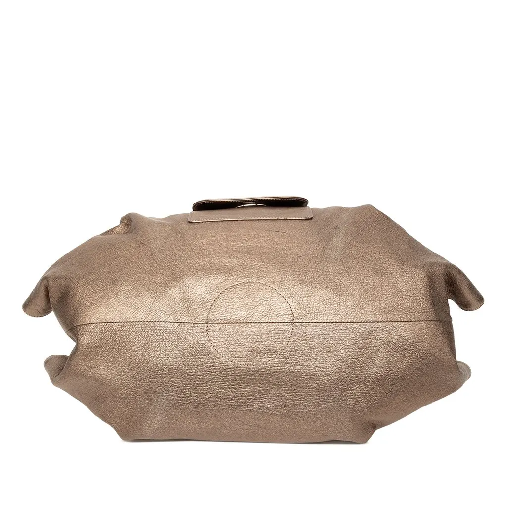 Loewe Metallic Nappa Anagram Aire Brown Leather Very good - Inside View
