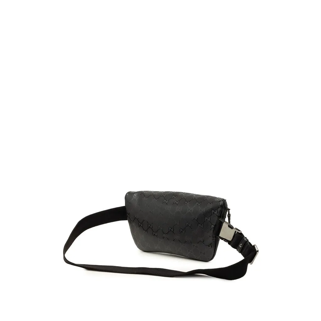 Gucci GG Imprime Belt Bag Black Very good - Back View