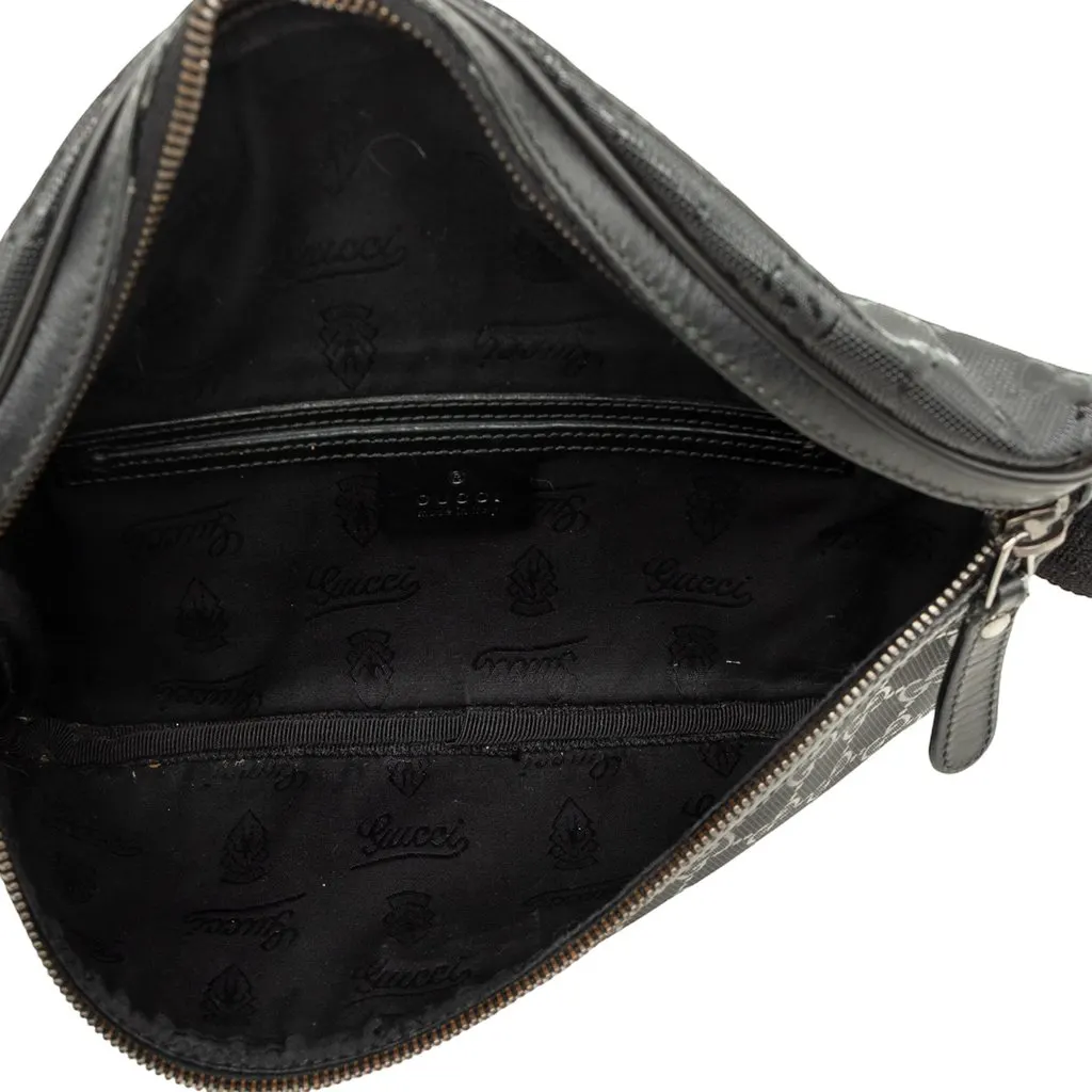 Gucci GG Imprime Belt Bag Black Very good - Model View
