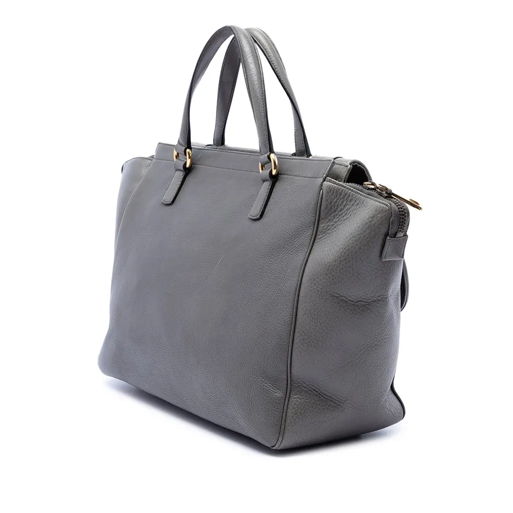 Gucci Medium Calfskin 1973 Handbag MultiColor Leather Very good - Back View