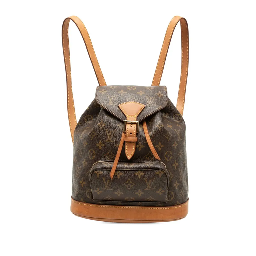 Louis Vuitton Monogram Montsouris MM Brown Very good - Front View