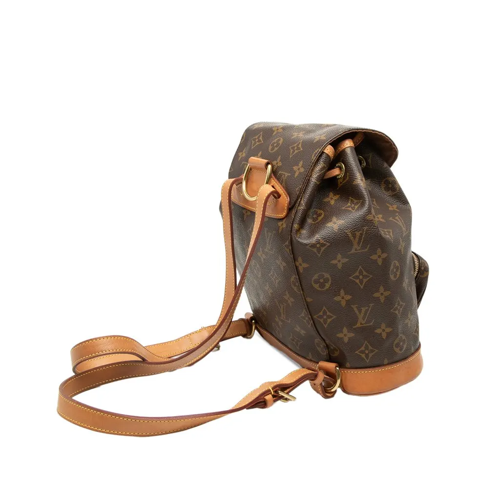 Louis Vuitton Monogram Montsouris MM Brown Very good - Back View