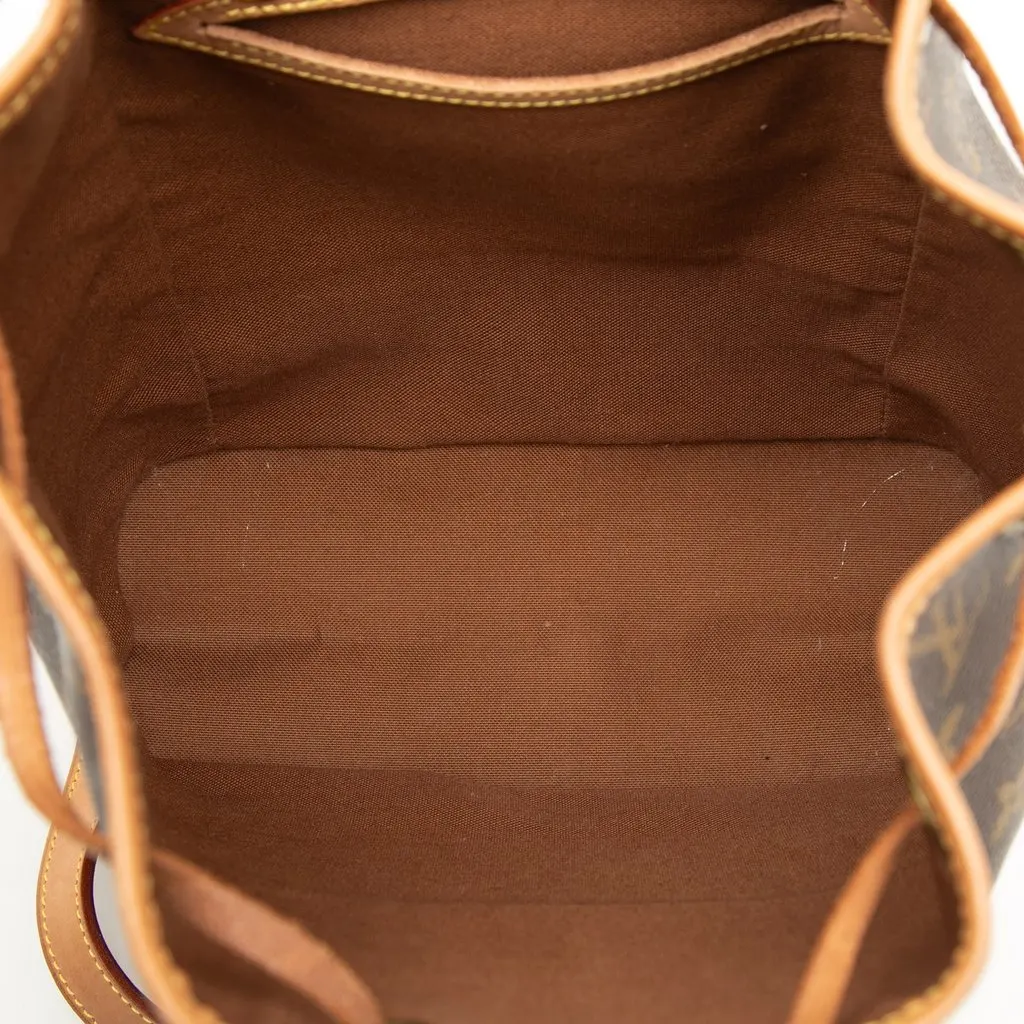Louis Vuitton Monogram Montsouris MM Brown Very good - Model View