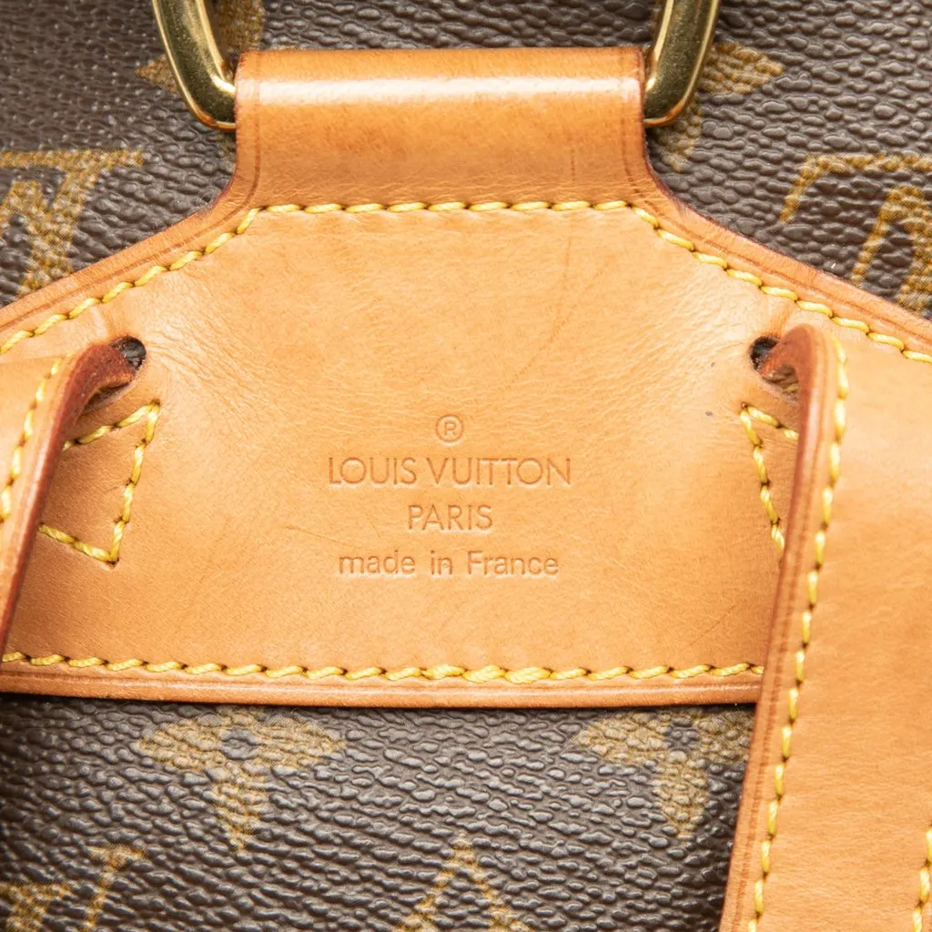 Louis Vuitton Monogram Montsouris MM Brown Very good - Box View