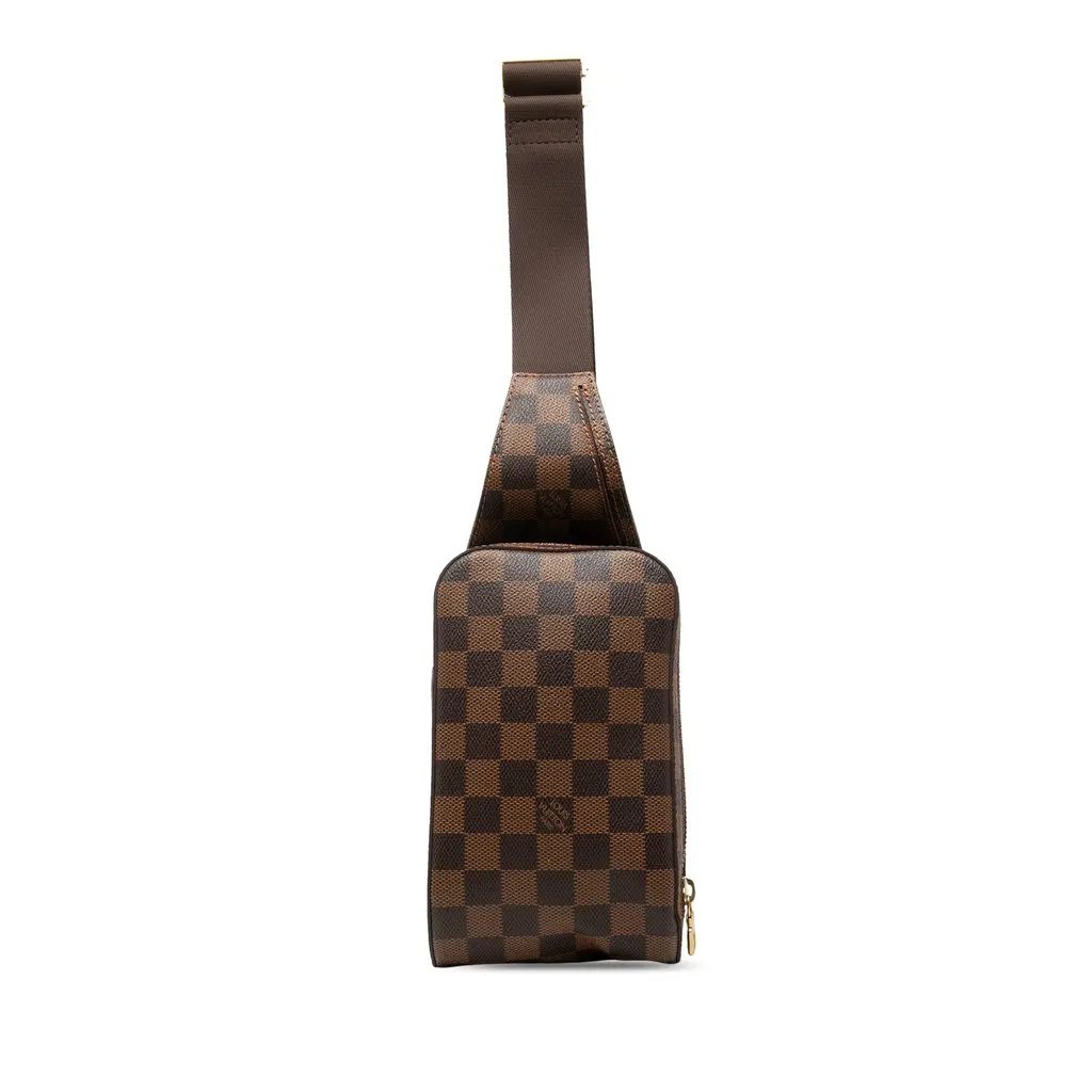 Louis Vuitton Damier Ebene Geronimos Brown Very good - Front View