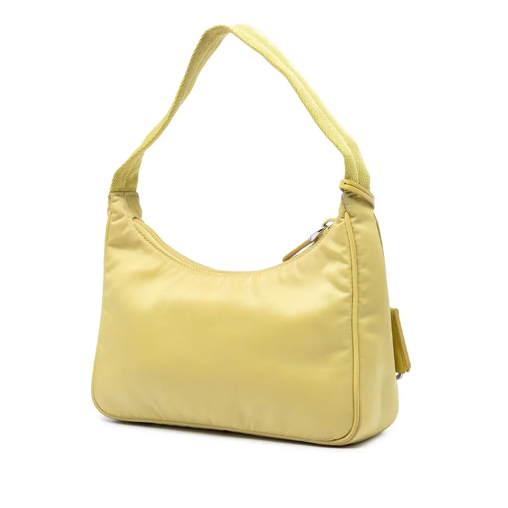 Prada Mini Tessuto Re Edition 2000 Shoulder Bag Yellow Very good - Back View