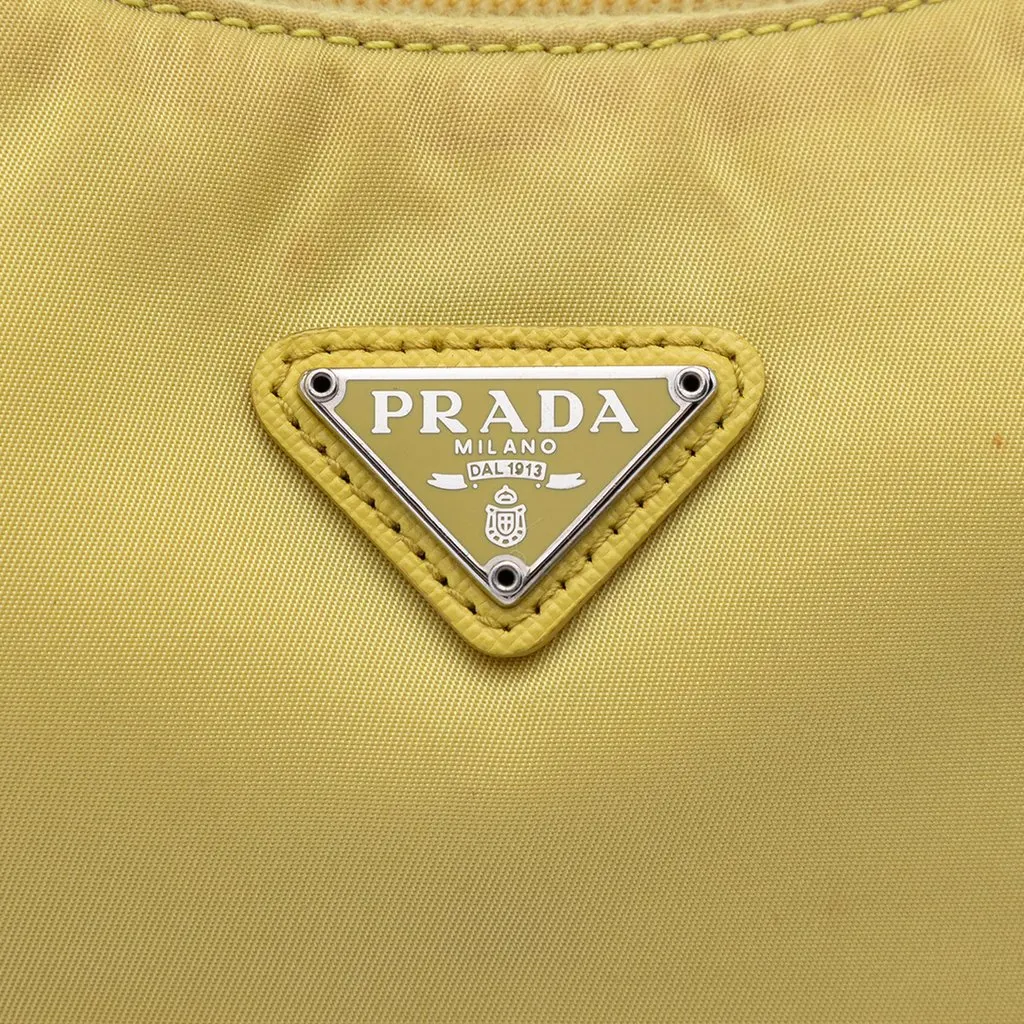 Prada Mini Tessuto Re Edition 2000 Shoulder Bag Yellow Very good - Box View