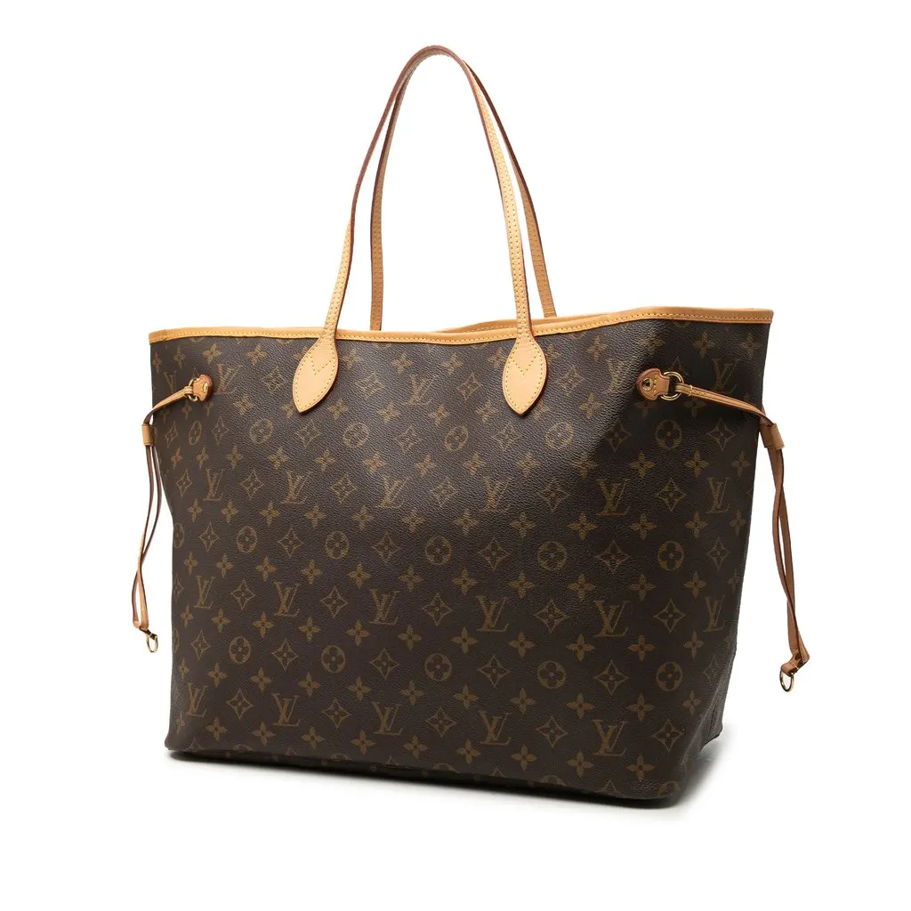 Louis Vuitton Monogram Neverfull GM Brown Very good - Back View