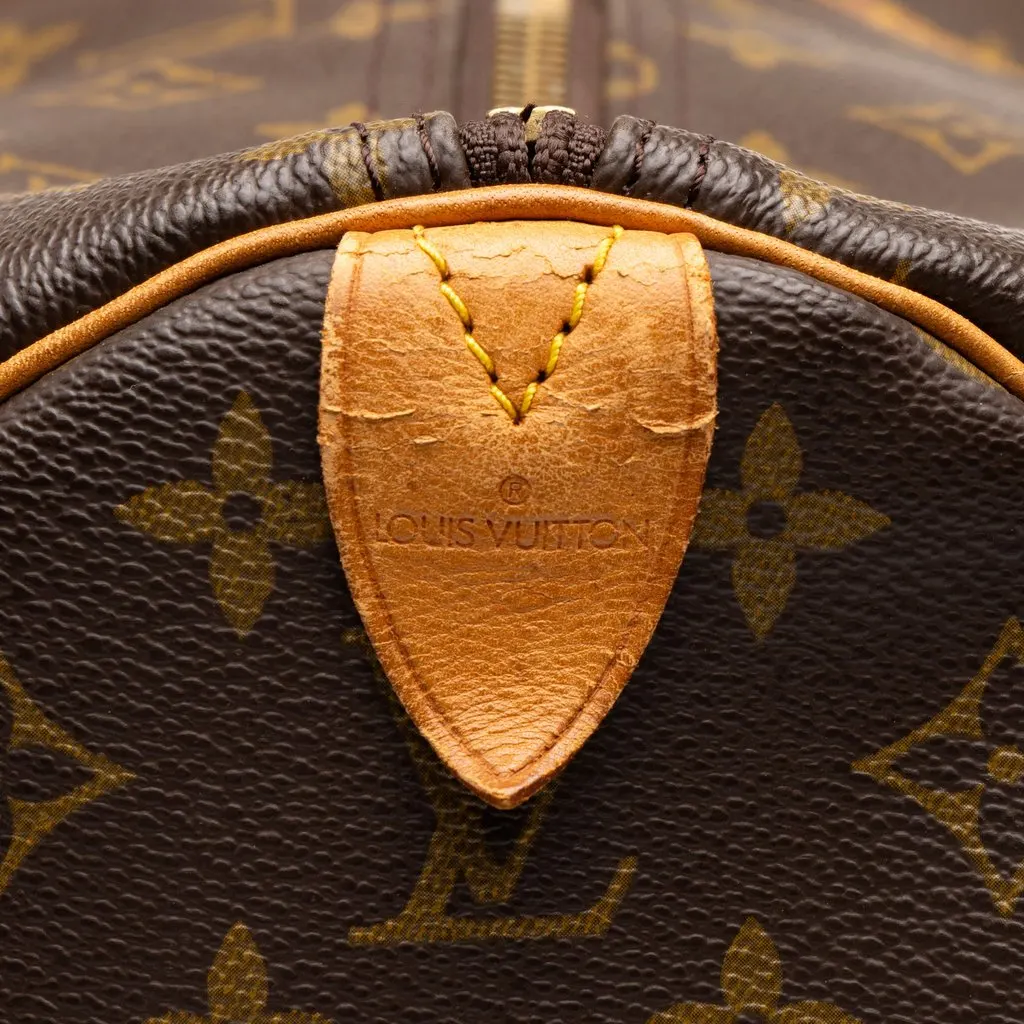 Louis Vuitton Monogram Keepall 60 Brown Canvas Good - Box View
