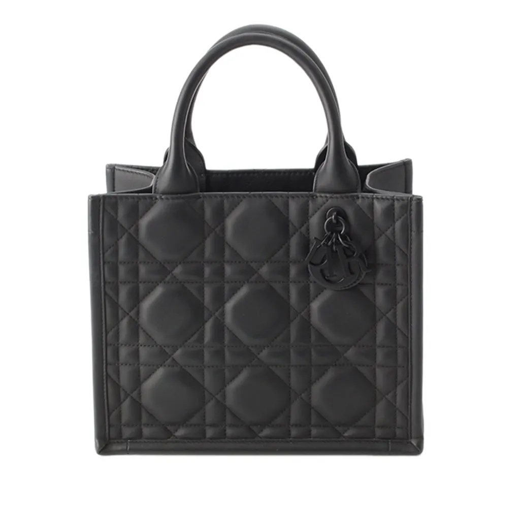 Dior Small Calfskin Macrocannage Ultra Matte Book Tote