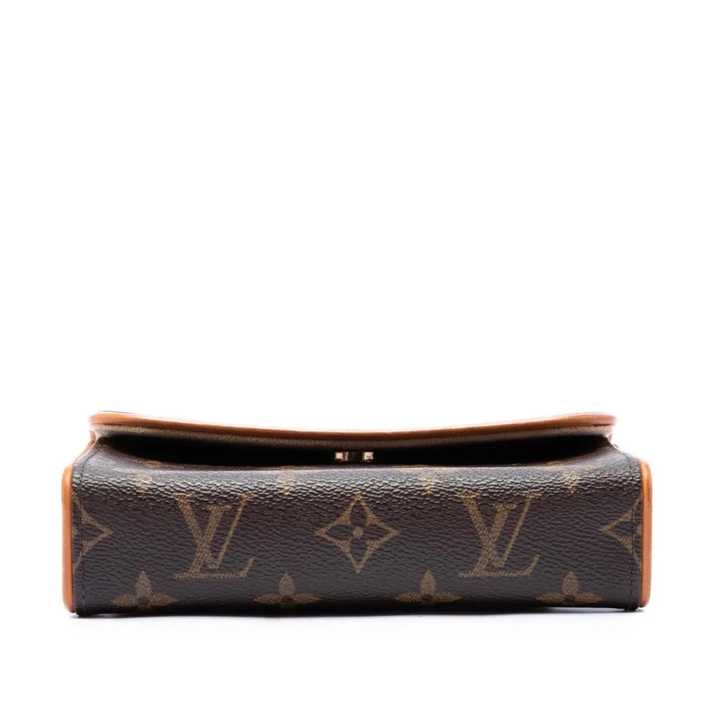 Louis Vuitton Monogram Pochette Florentine Brown Very good - Inside View