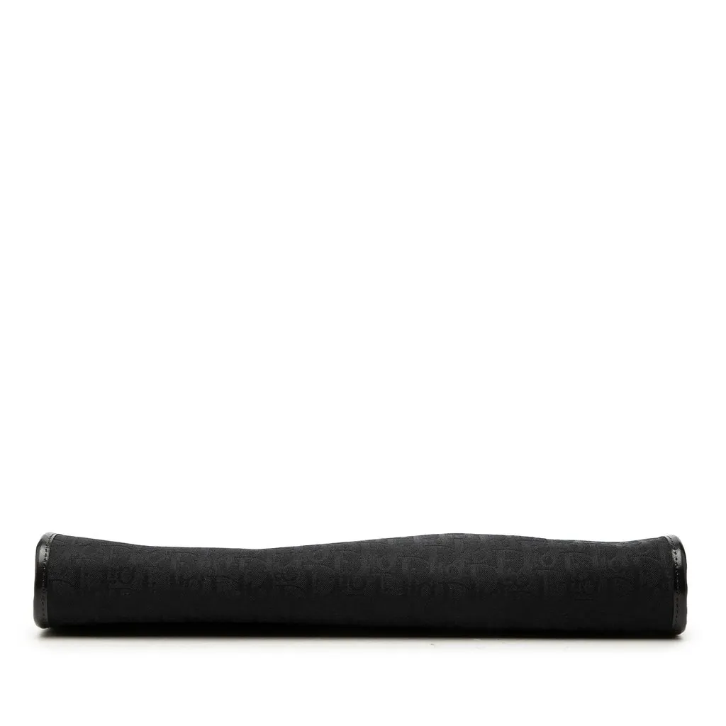 Dior Diorissimo Trotter Canvas Clutch With Chain Black Very good - Inside View