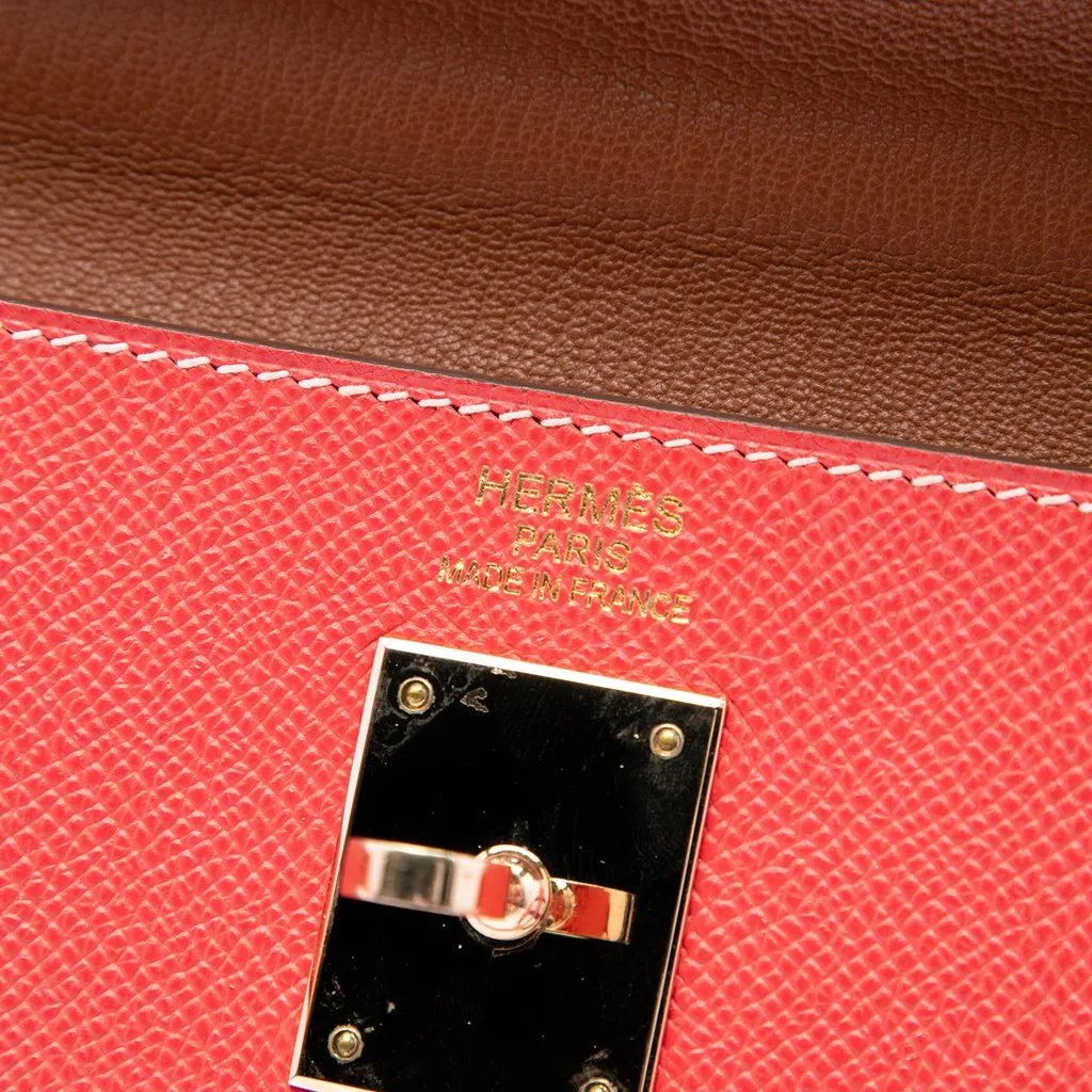 Hermès Epsom Candy Kelly II Retourne 35 Pink Leather Very good - Box View