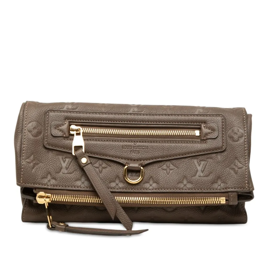 Louis Vuitton Monogram Empreinte Petillante Brown Leather Good - Front View