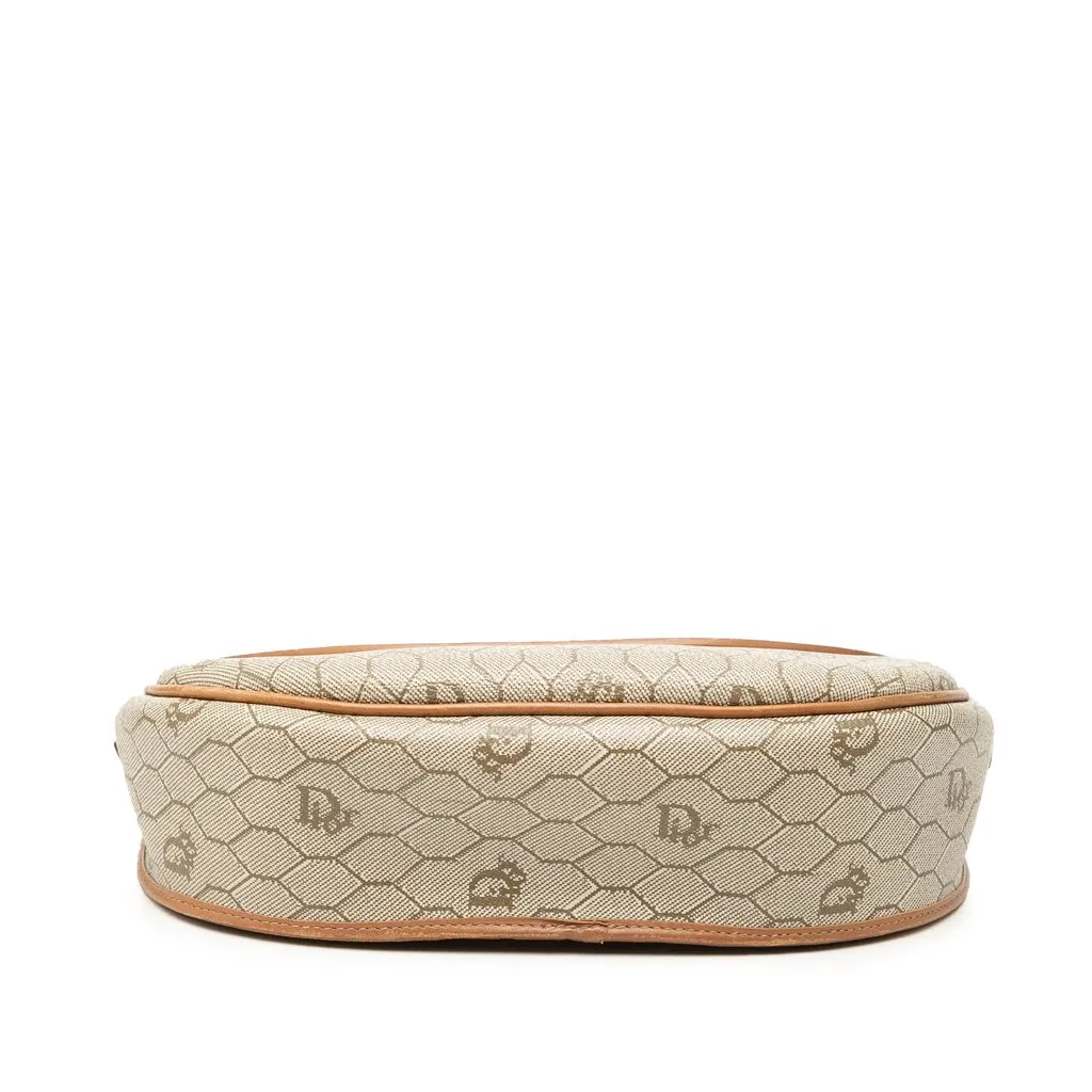 Dior Honeycomb Coated Canvas Crossbody Beige Very good - Inside View