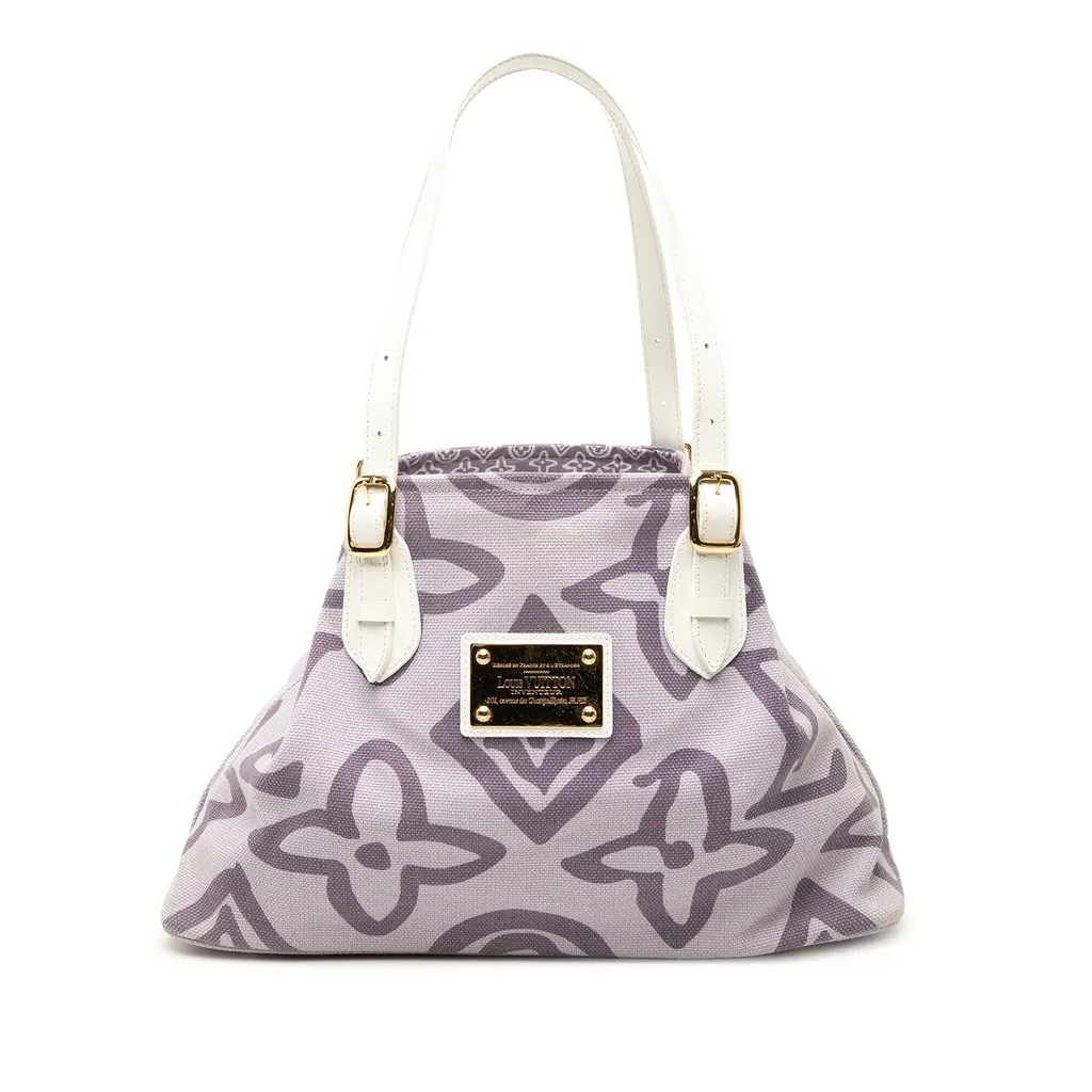 Louis Vuitton Monogram Tahitienne Cabas PM Purple Canvas Very good - Front View