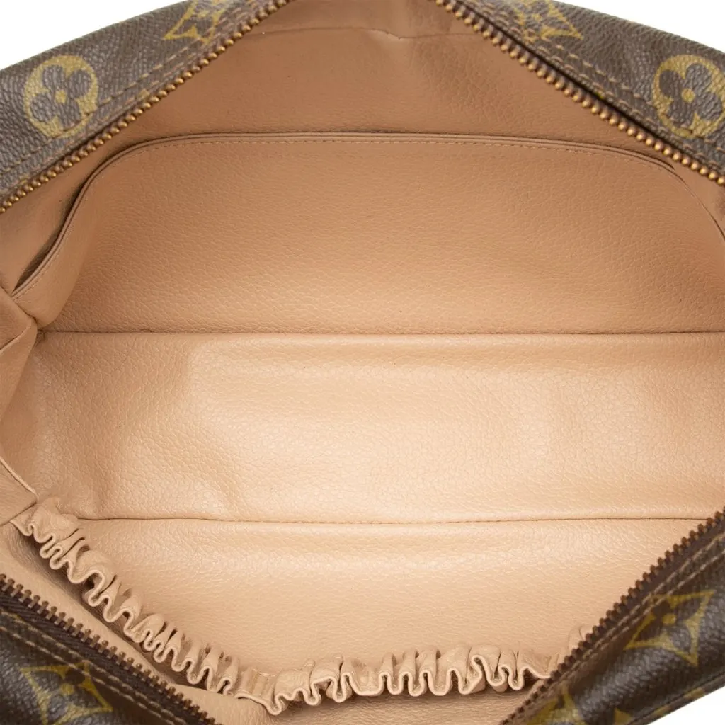 Louis Vuitton Monogram Trousse Toilette 28 Brown Canvas Good - Model View