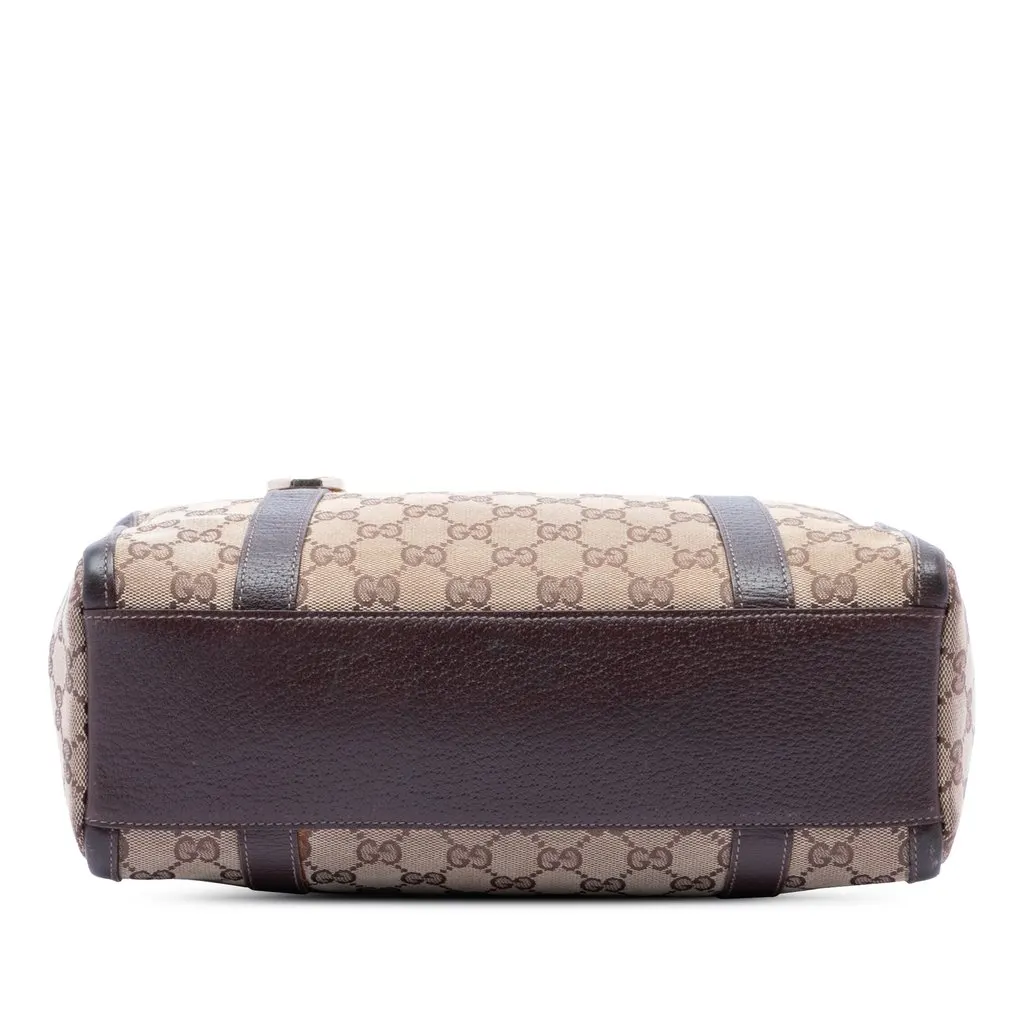Gucci GG Canvas Abbey D Ring Boston Bag Beige Very good - Inside View