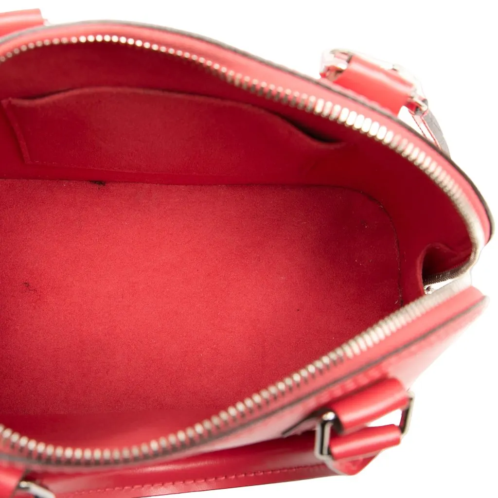 Louis Vuitton Epi Alma BB Red Leather Very good - Model View