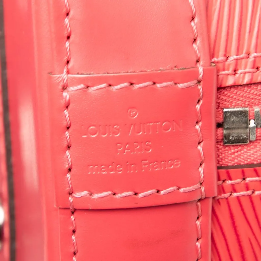 Louis Vuitton Epi Alma BB Red Leather Very good - Box View