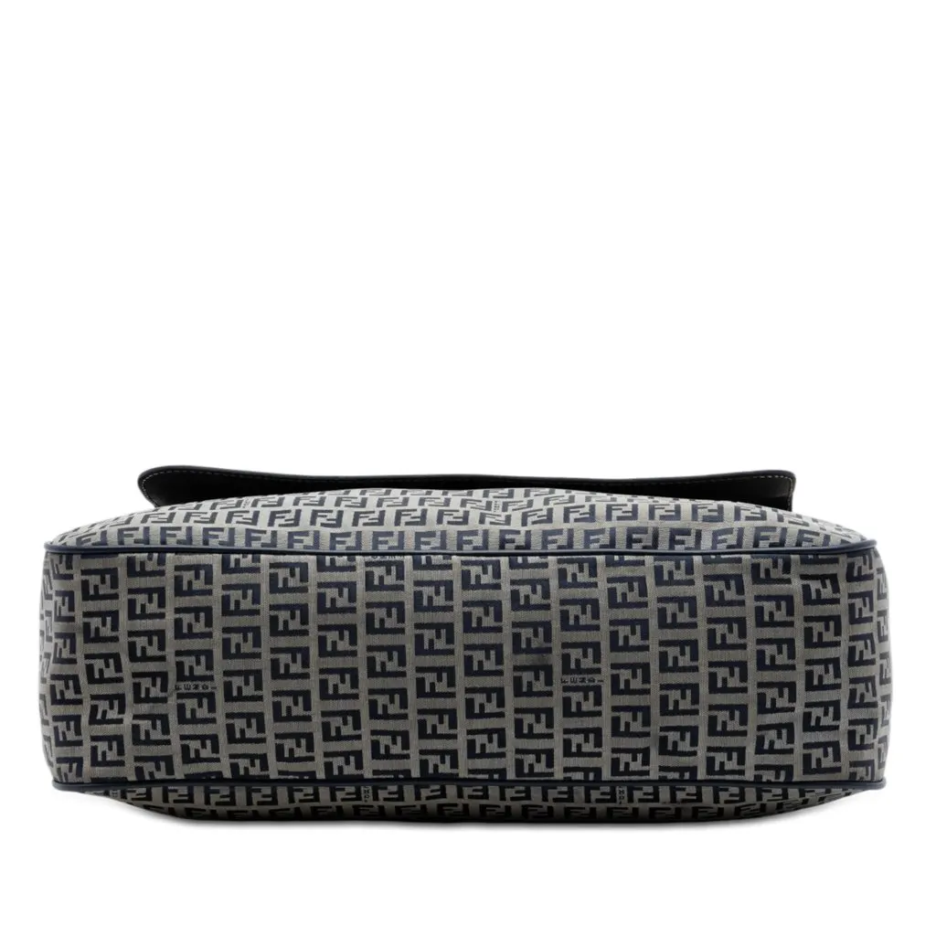 Fendi Zucchino Canvas Handbag Black Very good - Inside View