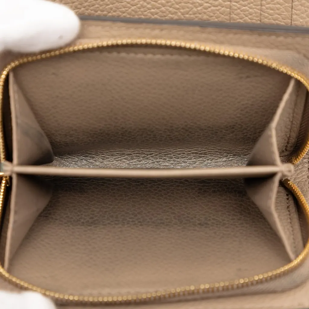Louis Vuitton Bicolor Monogram Empreinte Giant Clea Wallet Beige Leather Very good - Box View
