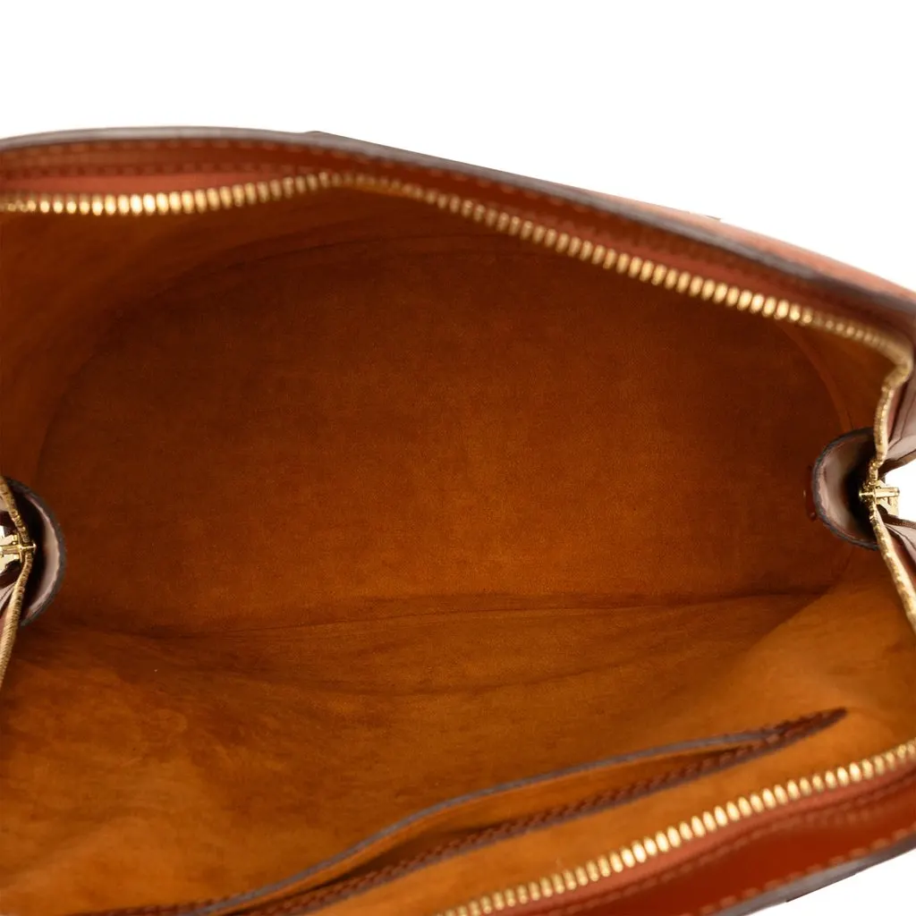 Louis Vuitton Epi Gobelins Brown Leather Very good - Model View