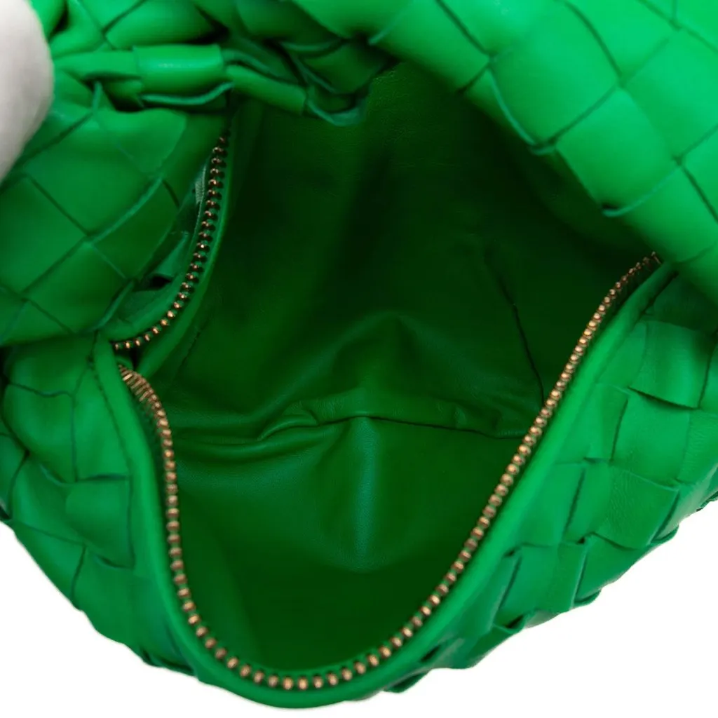 Bottega Veneta Mini Nappa Intrecciato Jodie Green Leather Very good - Model View