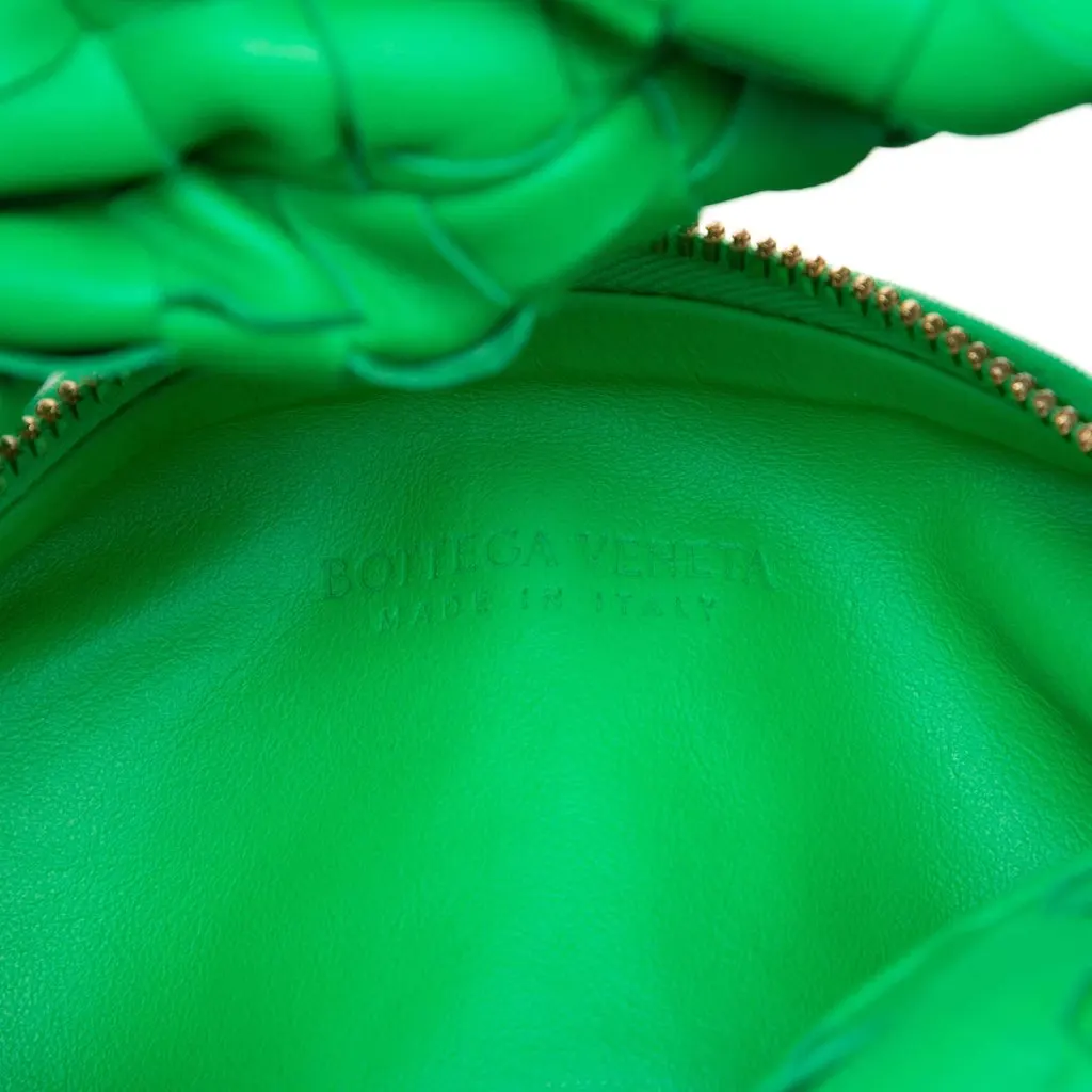 Bottega Veneta Mini Nappa Intrecciato Jodie Green Leather Very good - Box View