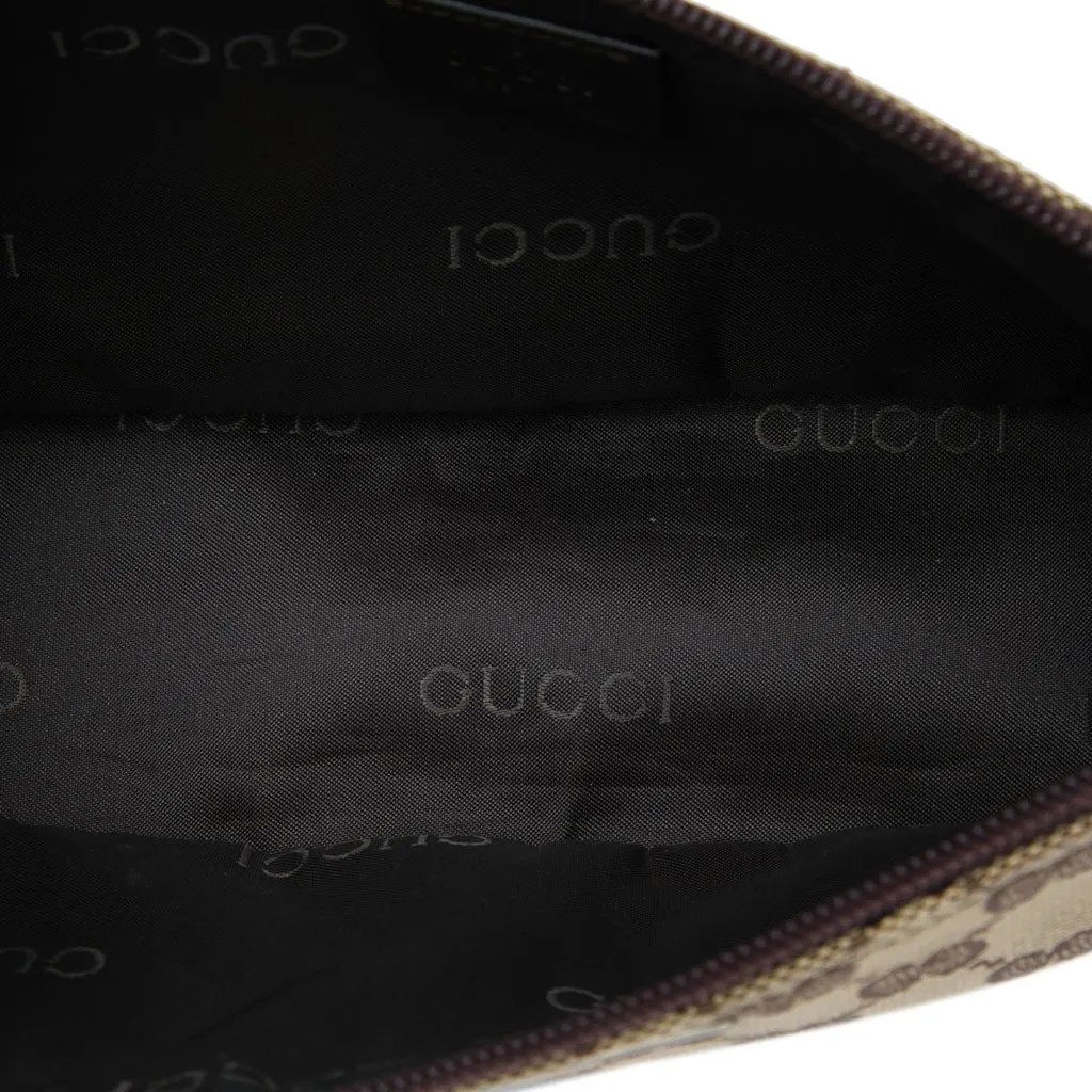 Gucci GG Canvas Boat Beige Very good - Model View
