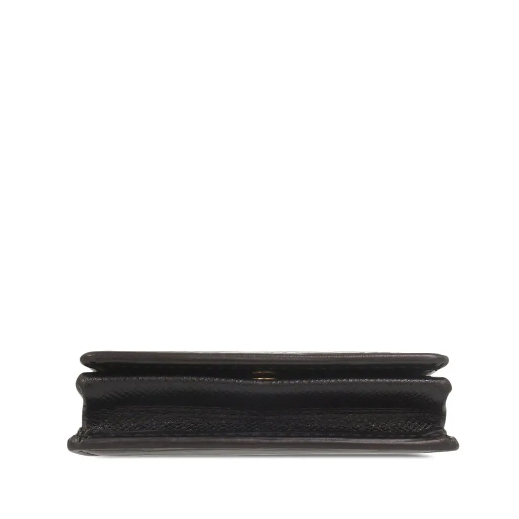 Louis Vuitton Epi Porte Monnaie Boite Coin Case Black Leather Very good - Inside View