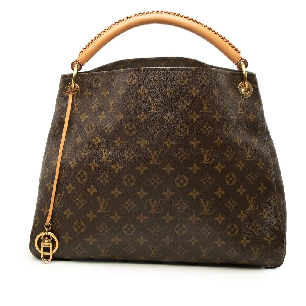 Louis Vuitton Monogram Artsy MM Brown Canvas Good - Front View