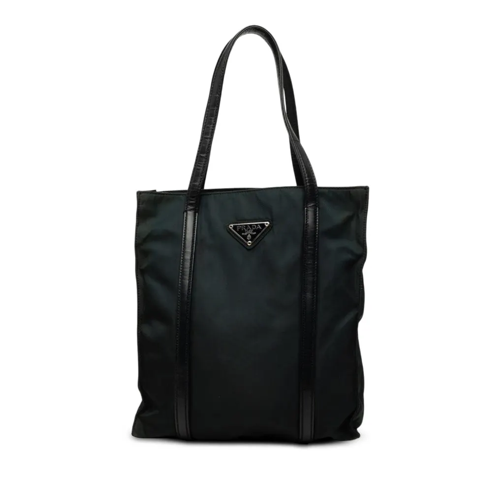 Prada Tessuto Tote Black Polyamide Very good - Front View
