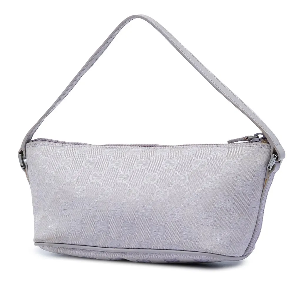 Gucci GG Canvas Boat Purple Very good - Back View