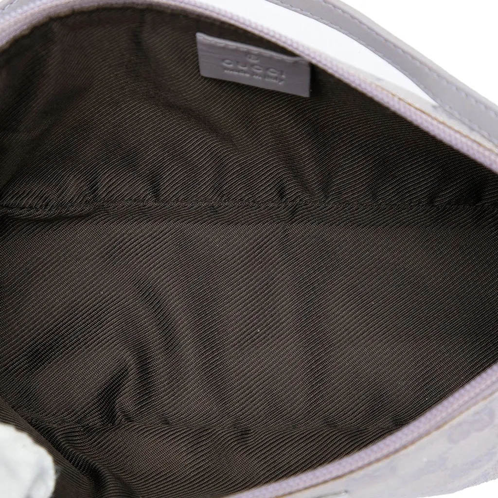 Gucci GG Canvas Boat Purple Very good - Model View