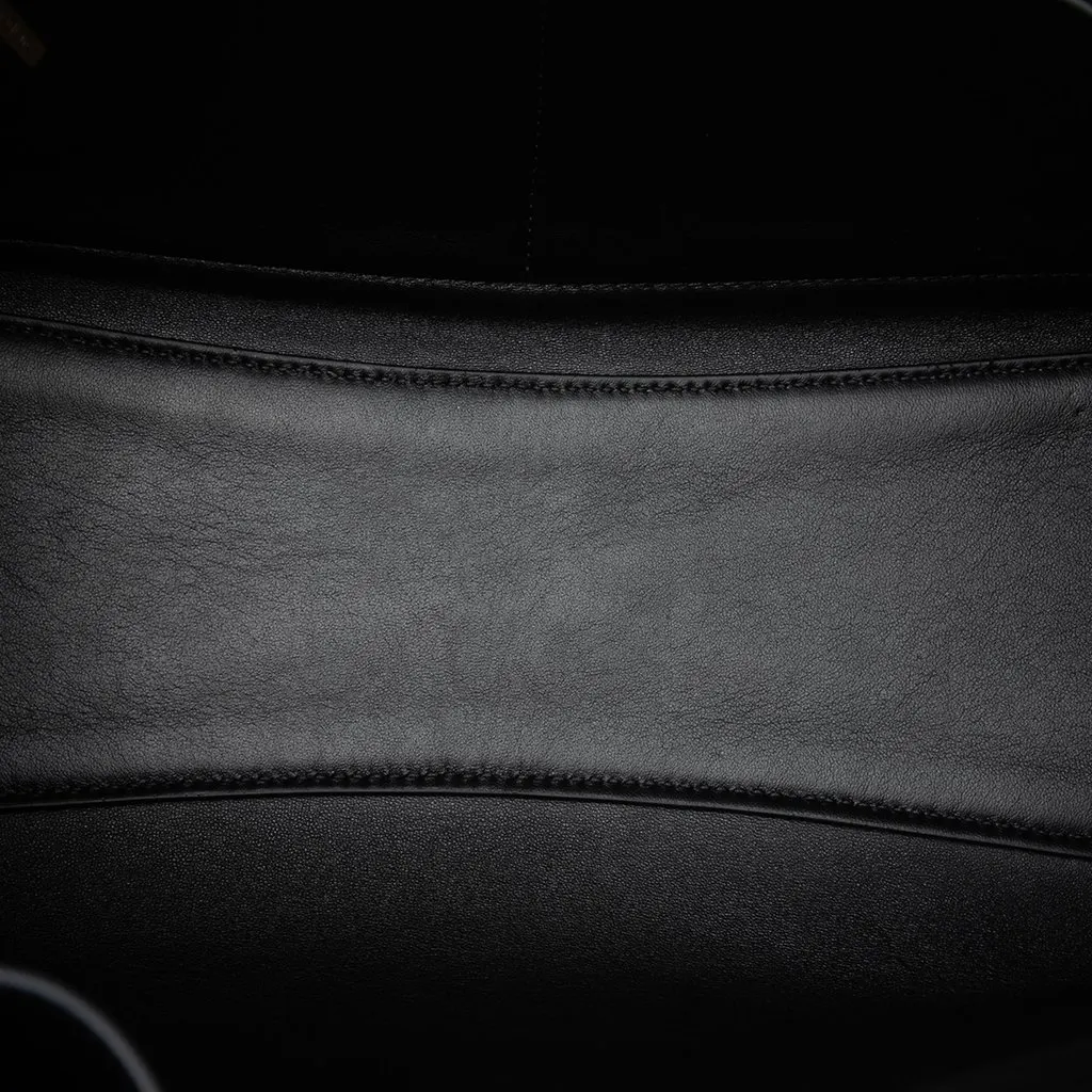 Balenciaga Small Smooth Calfskin Bel Air Carry All Tote Black Leather Very good - Model View
